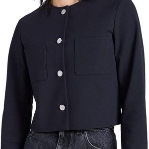 Theory Cropped Jacket in Neoteric Twill